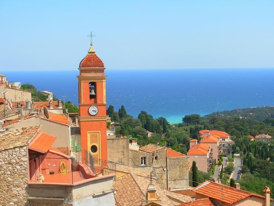 Le Cap Bleu - Emplacement Vue Exceptionnelle - Front De Mer روكوبرُن كاب مارتي المظهر الخارجي الصورة